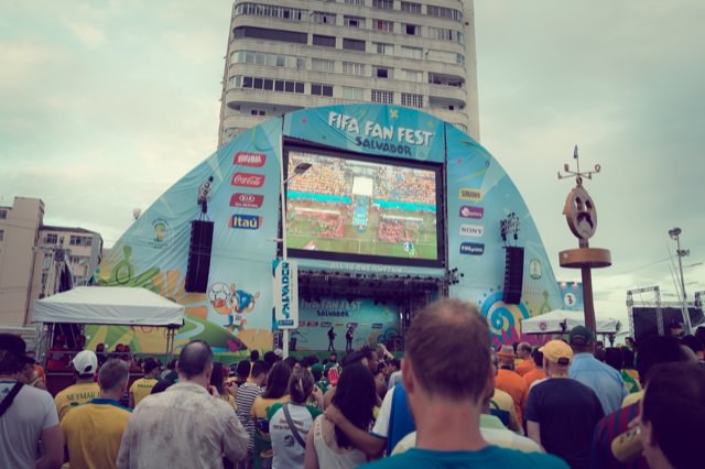 ブラジルワールドカップ開幕戦 FAN FEST @サルバドール