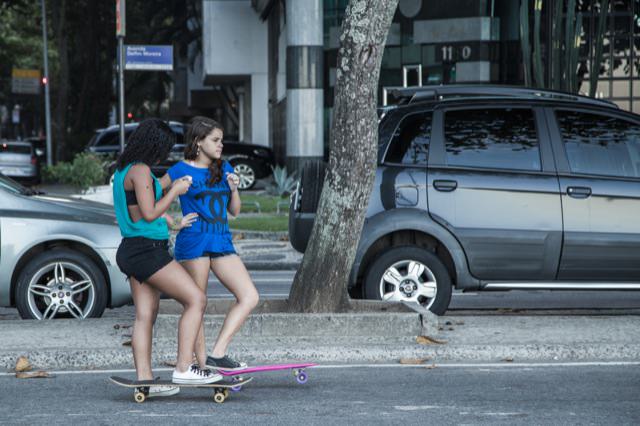 日本ではあまり見かけない女子スケーター