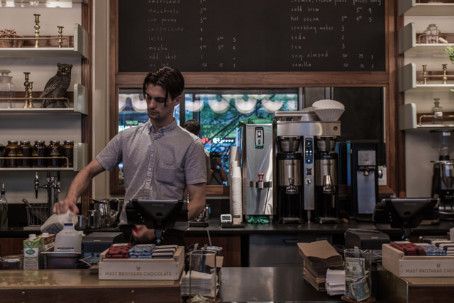 ACE HOTEL NY内にあるStumptown Coffee