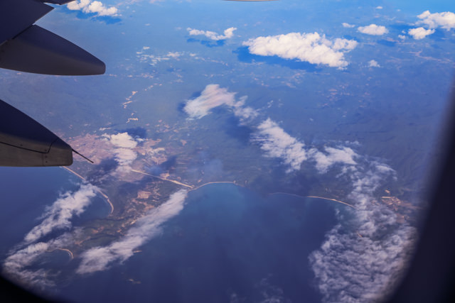 パラワン島を上空から