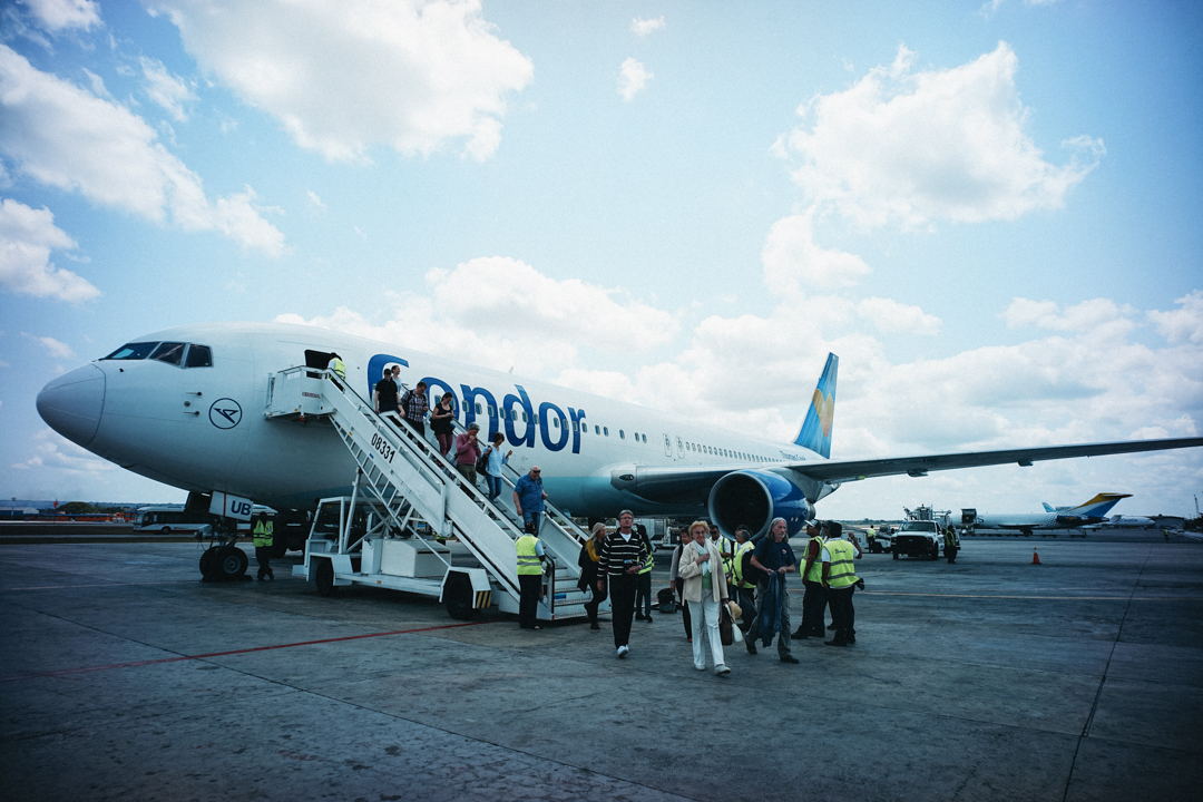 フランクフルトから乗ったgondor航空