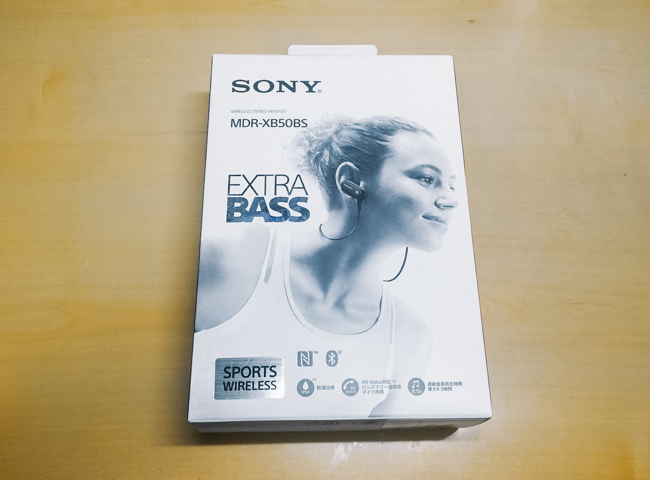 SONY MDR-XB50BS 外箱