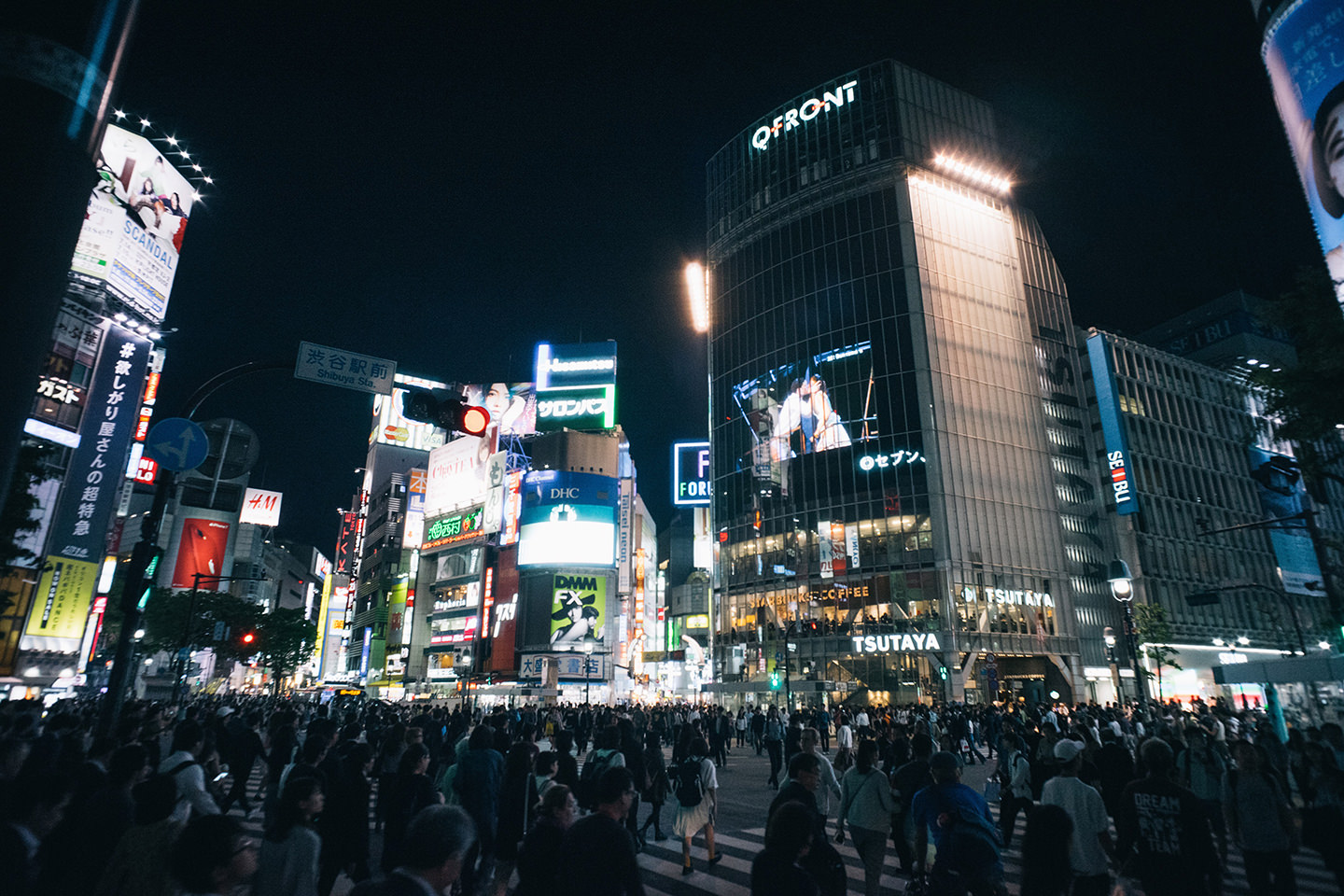 渋谷を歩くと音が途切れることが増えた